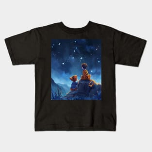 Calvin and Hobbes Artistry Kids T-Shirt